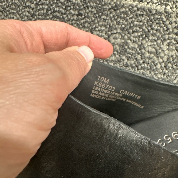 Kork-Ease Sagano Mule Leather Wrapped Women's 10 Black Chunky Heels Comfort - Picture 7 of 7